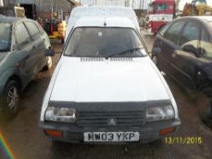 Citroen C15 Champ 600 D- MW03 YKP Date of registration: 30.05.2003 1868cc, diesel, manual, white