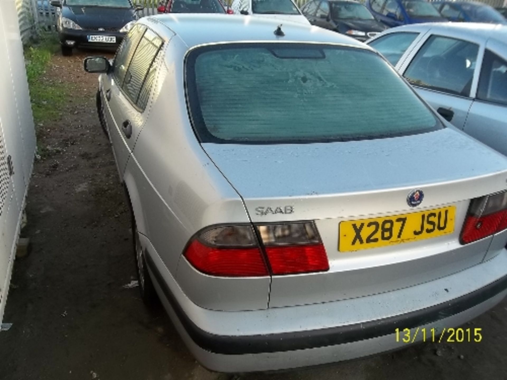 Saab 9-5 - X287 JSU Date of registration:  29.09.2000 1985cc, petrol, silver Odometer reading at - Image 4 of 4