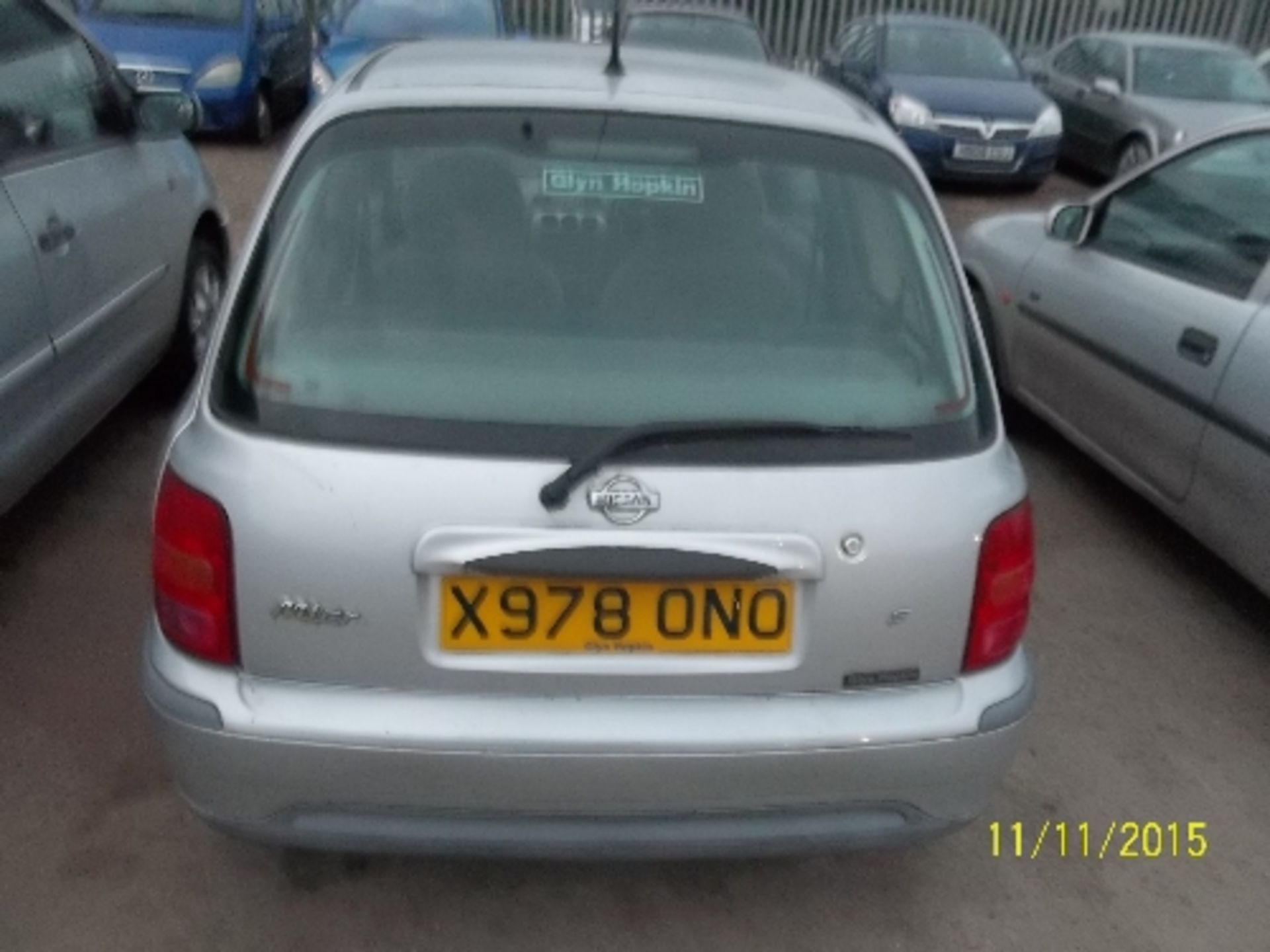 Nissan Micra S - X978 ONO Date of registration: 17.10.2000 998cc, petrol, variable speed - Image 3 of 4