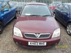 Vauxhall Vectra SXI DTI - KH03 MHE Date of registration:  23.06.2003 2171cc, diesel, manual, red