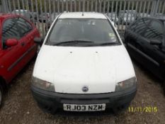 Fiat Punto 60 D Car Derived Van - RJ03 NZM Date of registration:  30.04.2003 1910cc, diesel, manual,