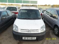 Citroen Berlingo 600D LX Car Derived Van - RF53 BYY Date of registration: 03.10.2003 1868cc, diesel,