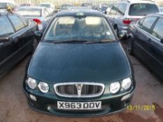 Rover 25  IL 16v - X963 DDV Date of registration:  24.10.2000 1396cc, petrol, green Odometer reading