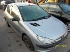 Peugeot 206 - Y249 RSE Date of registration:  01.05.2001 1868cc, diesel, silver Odometer reading