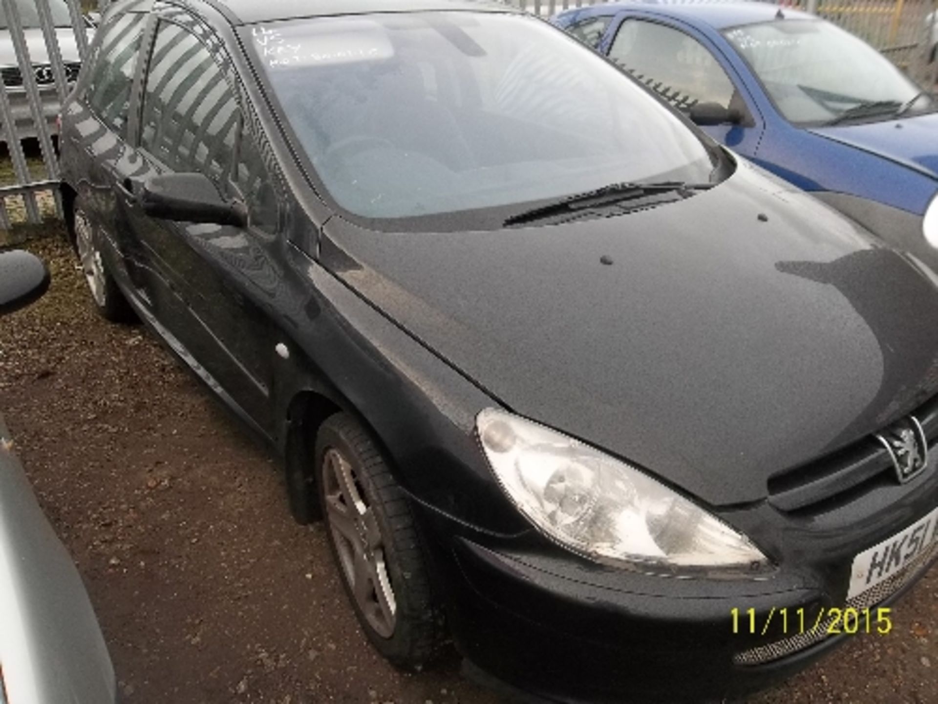 Peugeot 307 XSI - HK51 WGX Date of registration:  16.01.2002 1997cc, petrol, manual, black - Image 2 of 4