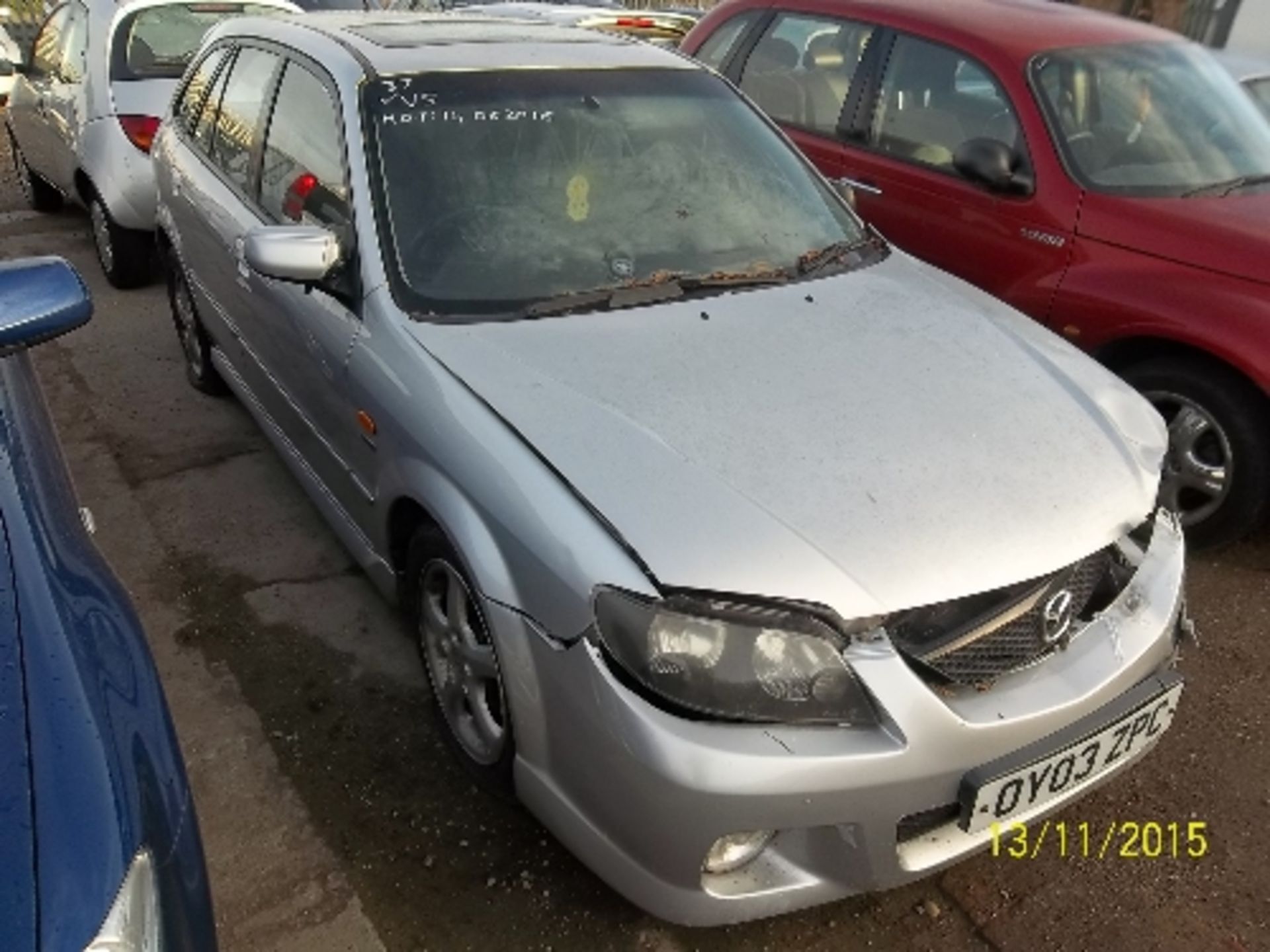 Mazda 323F Sport - OY03 ZPC Date of registration:  31.03.2003 1991cc, petrol, manual, silver - Image 2 of 4