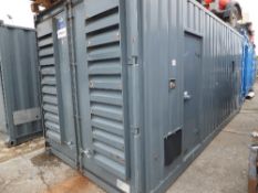 Cummins 1250 kva generator in container, RMP, CSC plated HF6666  This lot is sold on instruction