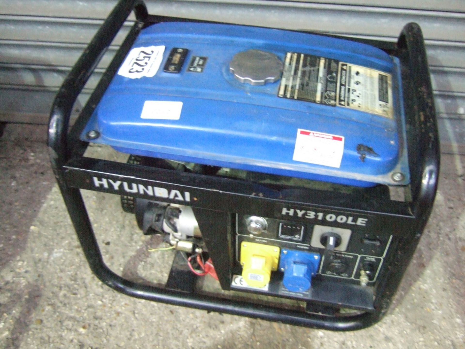 Hyundai 3.1kva electric start generator
