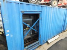 SDMO X1100KTD 1000kva generator in container (2006) No alternator HF3991  This lot is sold on