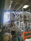 Highway fold up aluminium scaffold tower