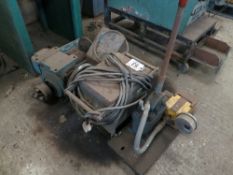 Hydraulic crimper, reduction gearbox, variable drive unit & 110v transformer