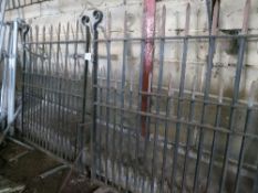 Pair of wrought iron gates (10ft opening)
