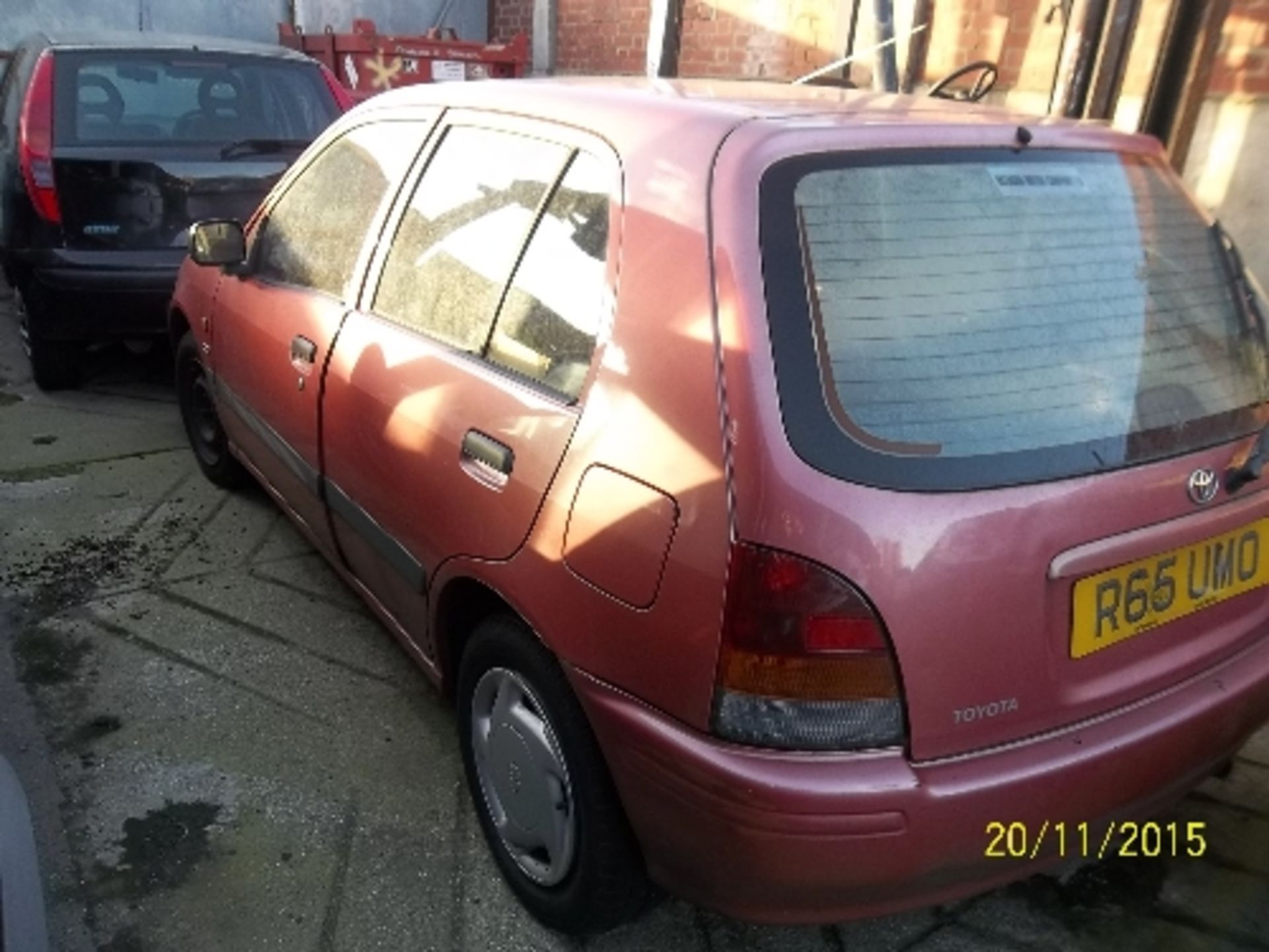 Toyota Starlet CD - R65 UMO Date of registration:  01.08.1997 1332cc, petrol, manual, red Odometer - Image 4 of 4