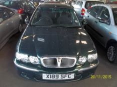 Rover 45 IE 16V - X189 SFC Date of registration:  19.10.2000 1396cc, petrol, manual, green  Odometer