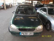 Vauxhall Corsa Breeze Hi-Torq - P698 URO Date of registration:  01.05.1997 1389cc,  petrol,