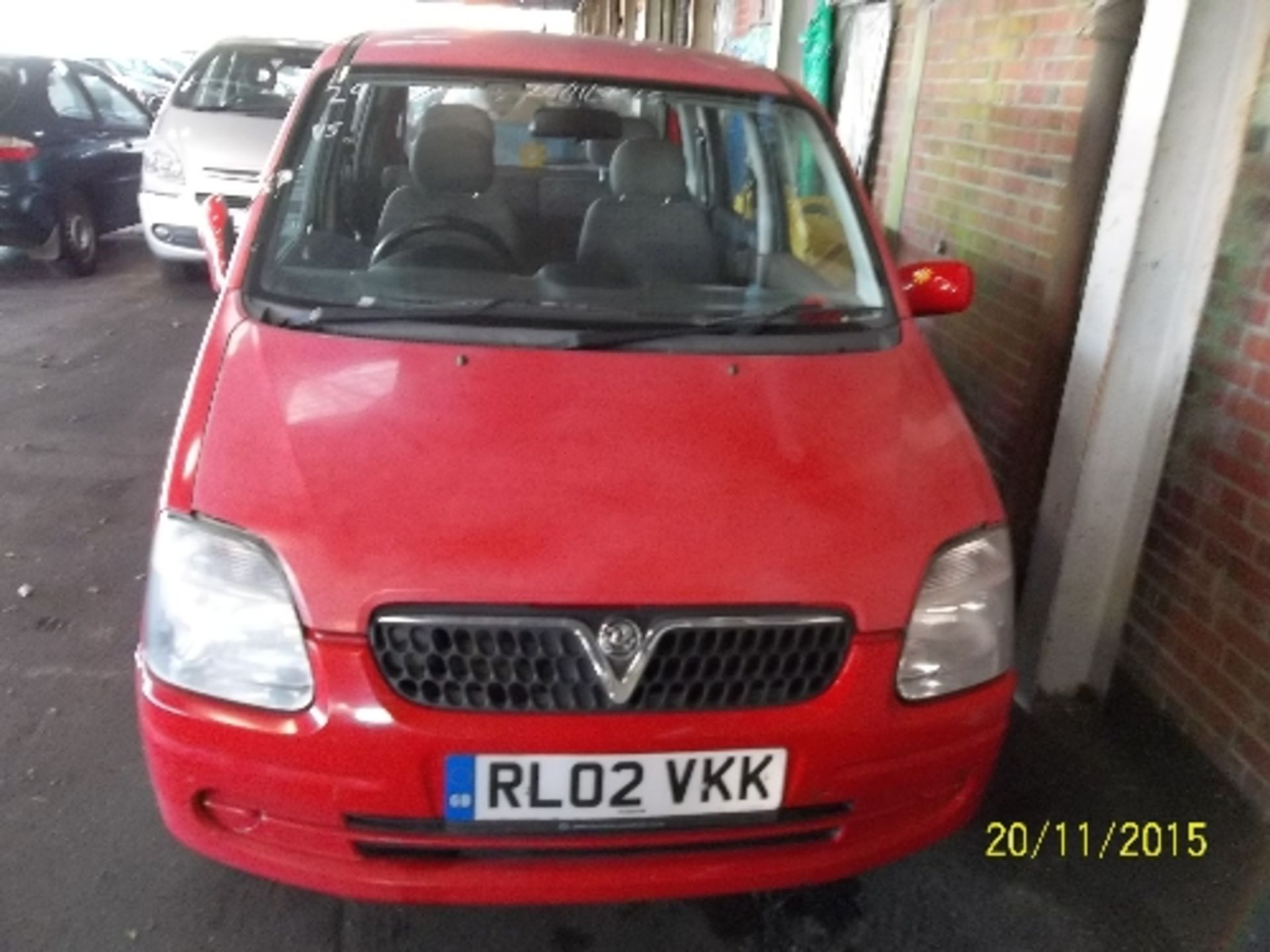 Vauxhall Agila - RL02 VKK Date of registration:  31.07.2002 1199cc, petrol, manual, red Odometer