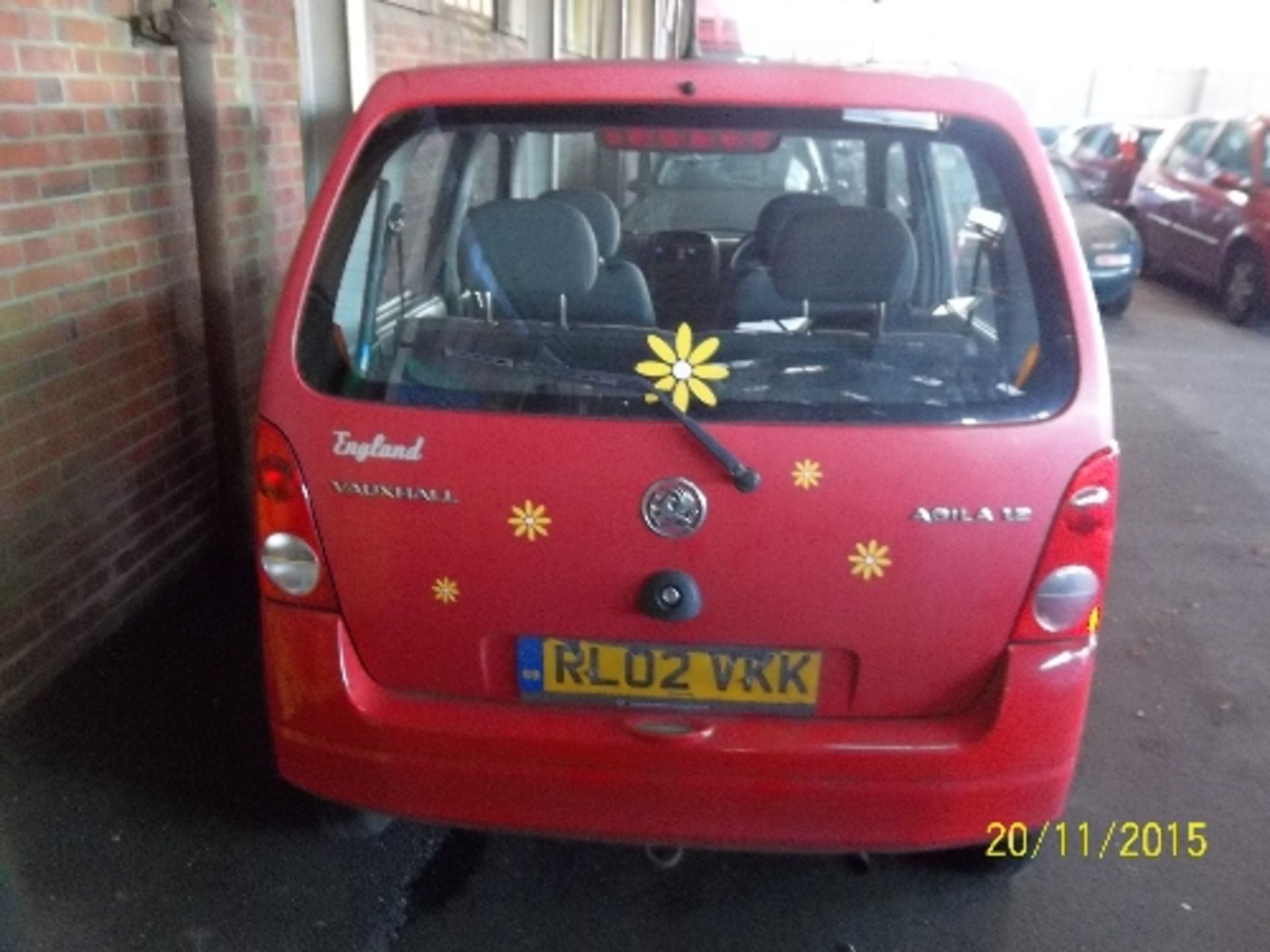 Vauxhall Agila - RL02 VKK Date of registration:  31.07.2002 1199cc, petrol, manual, red Odometer - Image 3 of 4