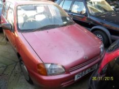 Toyota Starlet CD - R65 UMO Date of registration:  01.08.1997 1332cc, petrol, manual, red Odometer