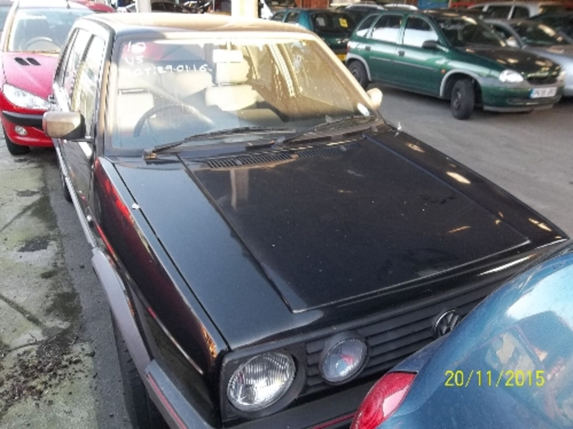 Volkswagen Golf Driver - G596 RGY Date of registration: 04.01.1990 1595cc, petrol, manual, black