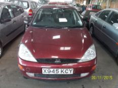 Ford Focus Zetec - X945 KCY Date of registration:  05.12.2000 1596cc, petrol, automatic, red