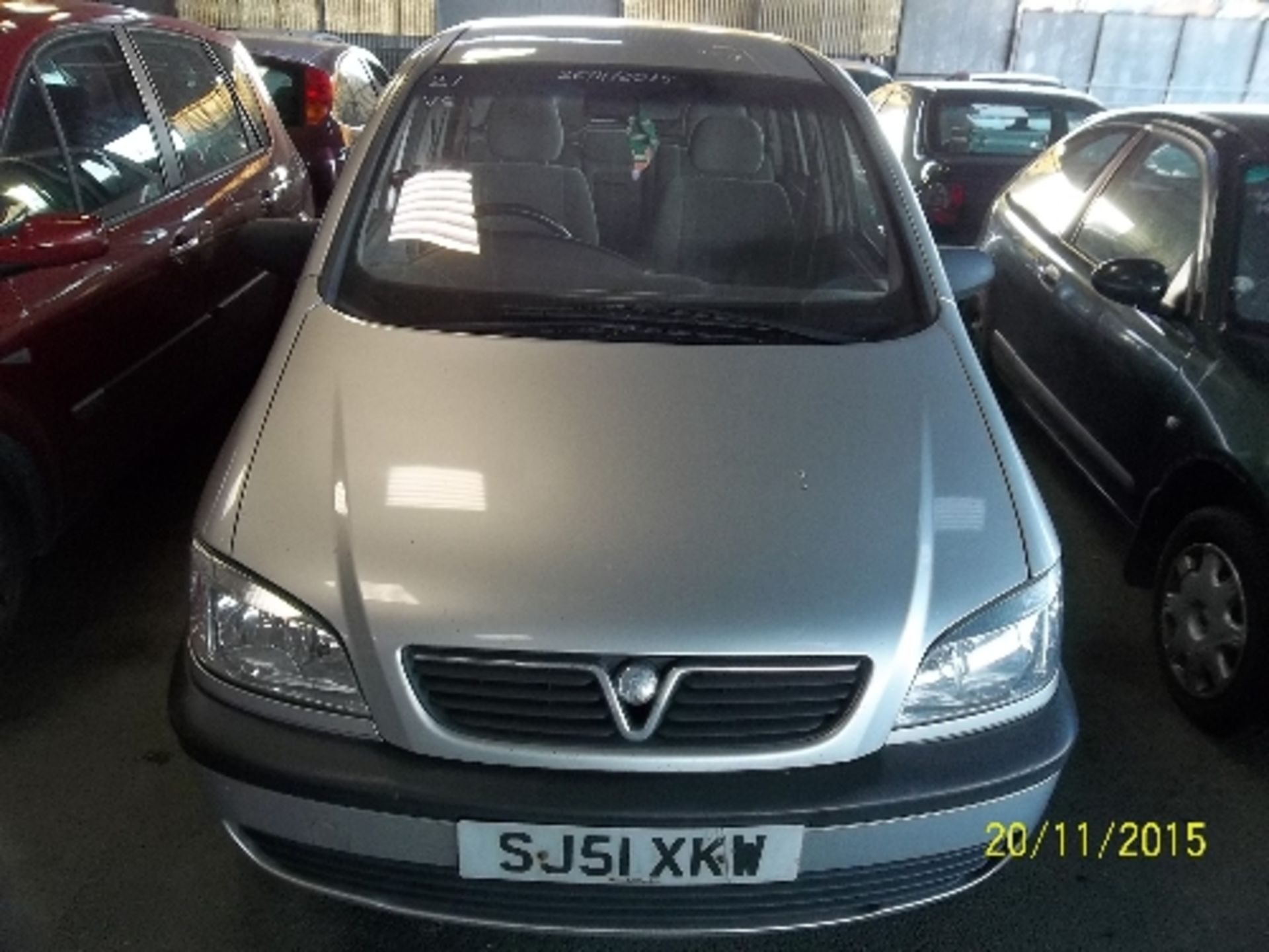 Vauxhall Zafira 16V Club - SJ51 XKW Date of registration:  01.09.2001 1598cc, petrol, manual, silver