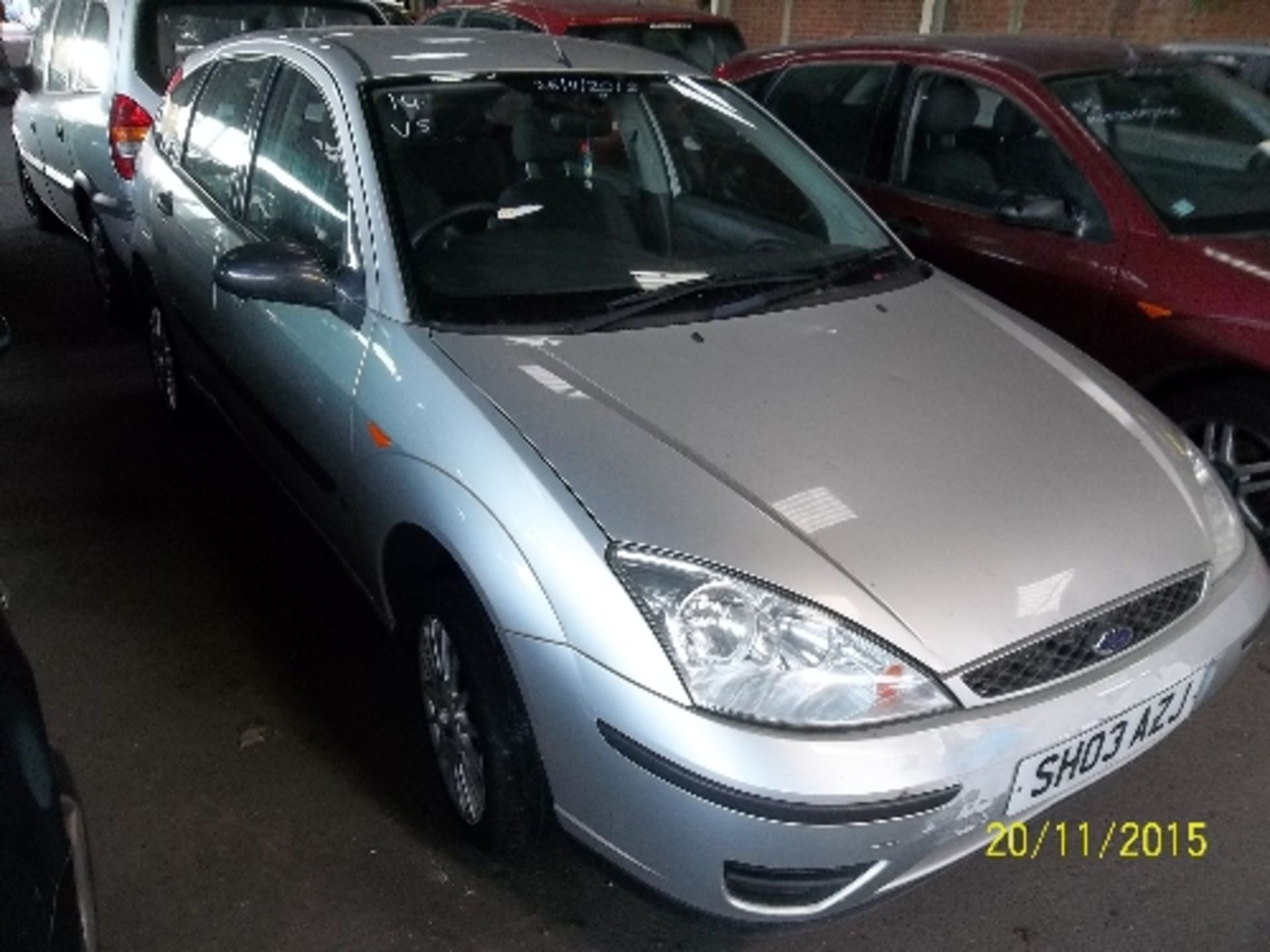 Ford Focus LX - SH03 AZJ Date of registration:  01.05.2003 1388cc, petrol, manual, silver Odometer - Image 2 of 4