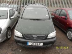 Vauxhall Zafira Elegance DTI 16V - J5 ELV Date of registration:  18.03.2003 1995cc, diesel,