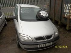 Vauxhall Zafira 16V Club - ET53 USB Date of registration:  19.12.2003 1796cc, petrol, manual, silver