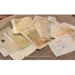 SCREEN USED LARGE COLLECTION OF REPRODUCTION GERMAN MILITARY DOCUMENTS AND EPHEMERA (AS USED IN