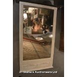 19TH CENTURY LOUIS XVI STYLE TALL PAINTED MIRROR, 1160 X 2100