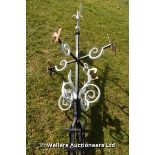 19TH CENTURY METALWORK WEATHER VANE, 1900H