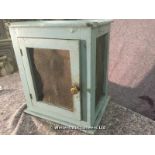 19TH CENTURY MEAT SAFE WITH OLD PAINT, 510 X 400 X 575