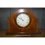 EDWARDIAN INLAID MANTEL CLOCK