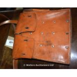 CIRCA 1950S SWEDISH MILITARY LEATHER AMMUNITION POUCH