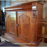 19TH CENTURY ENGLISH MAHOGANY CHIFFONIER, 1050 X 350 X 850