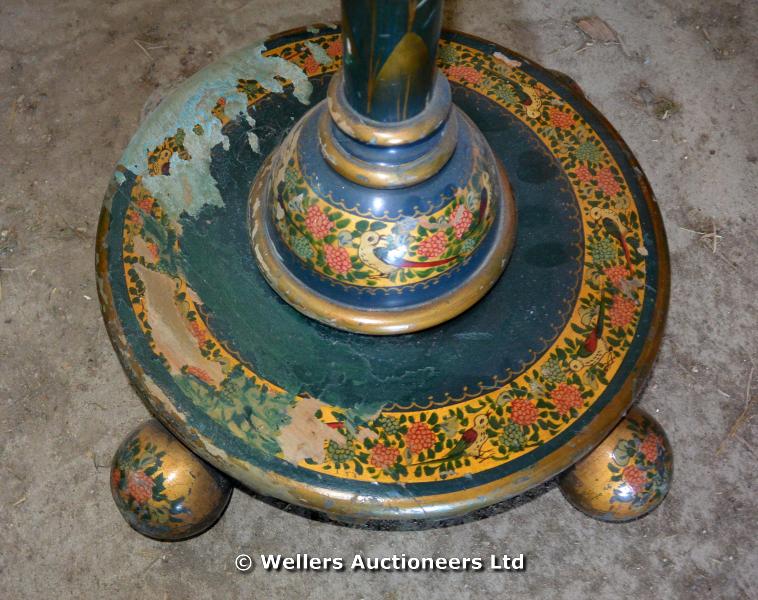 20TH CENTURY HANDPAINTED TORCHERE, 1400H - Image 2 of 3