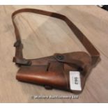 SCREEN USED MOVIE PROP SHOULDER HOLSTER AS WORN BY ONE OF THE TANK CREW MEMBERS (AS USED IN THE 2014