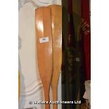 PAIR OF GOOD QUALITY BOATING OARS