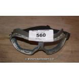 SCREEN USED GOGGLES AS WORN BY BRAD PITTS STUNT MAN (BROKEN LENS) (AS USED IN THE 2014 MOVIE '