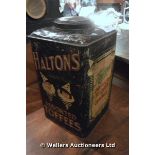 VINTAGE HALTONS SHOP DISPLAY TIN