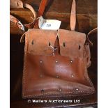 CIRCA 1950S SWEDISH MILITARY LEATHER AMMUNITION POUCH