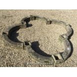 20TH CENTURY COMPOSITION STONE POND SURROUND