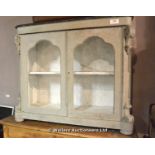 19TH CENTURY SWEDISH SIDE CABINET WITH FAUX SLATE TOP AND PAINTED BASE, 1150 X 400 X 900