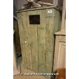 EARLY 20TH CENTURY PAINTED FARMHOUSE CABINET, 820 X 550 1400