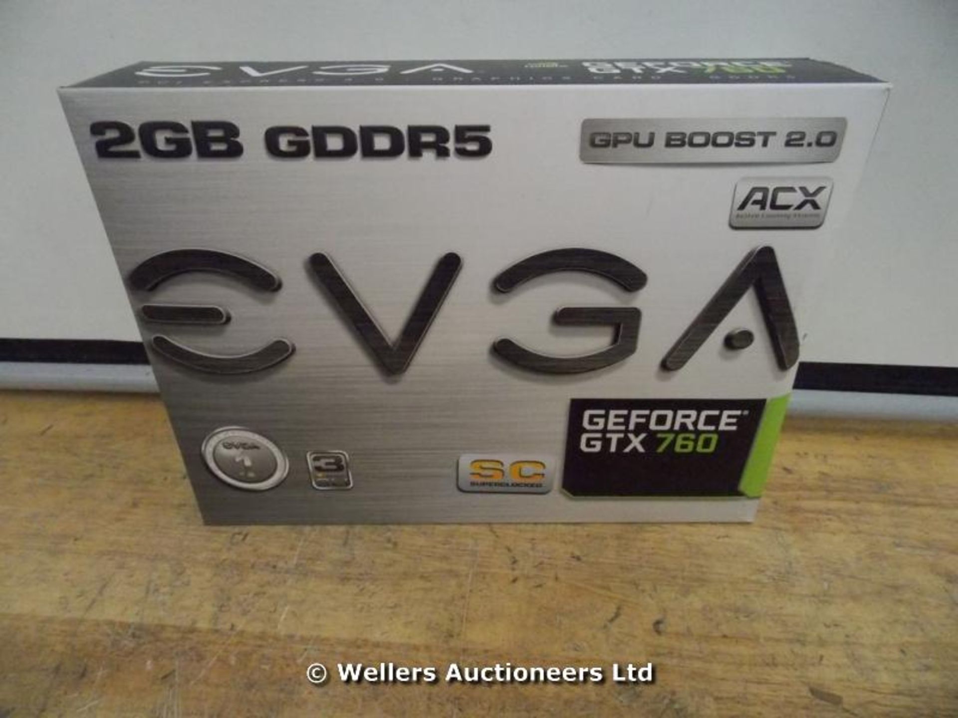 *EVGA EVGA GEFORCE GTX 760 SUPERCLOCKED ACX 2GB GDDR5 1072 MHZ GRAPHICS CARD_N40QU_4250812400789 /