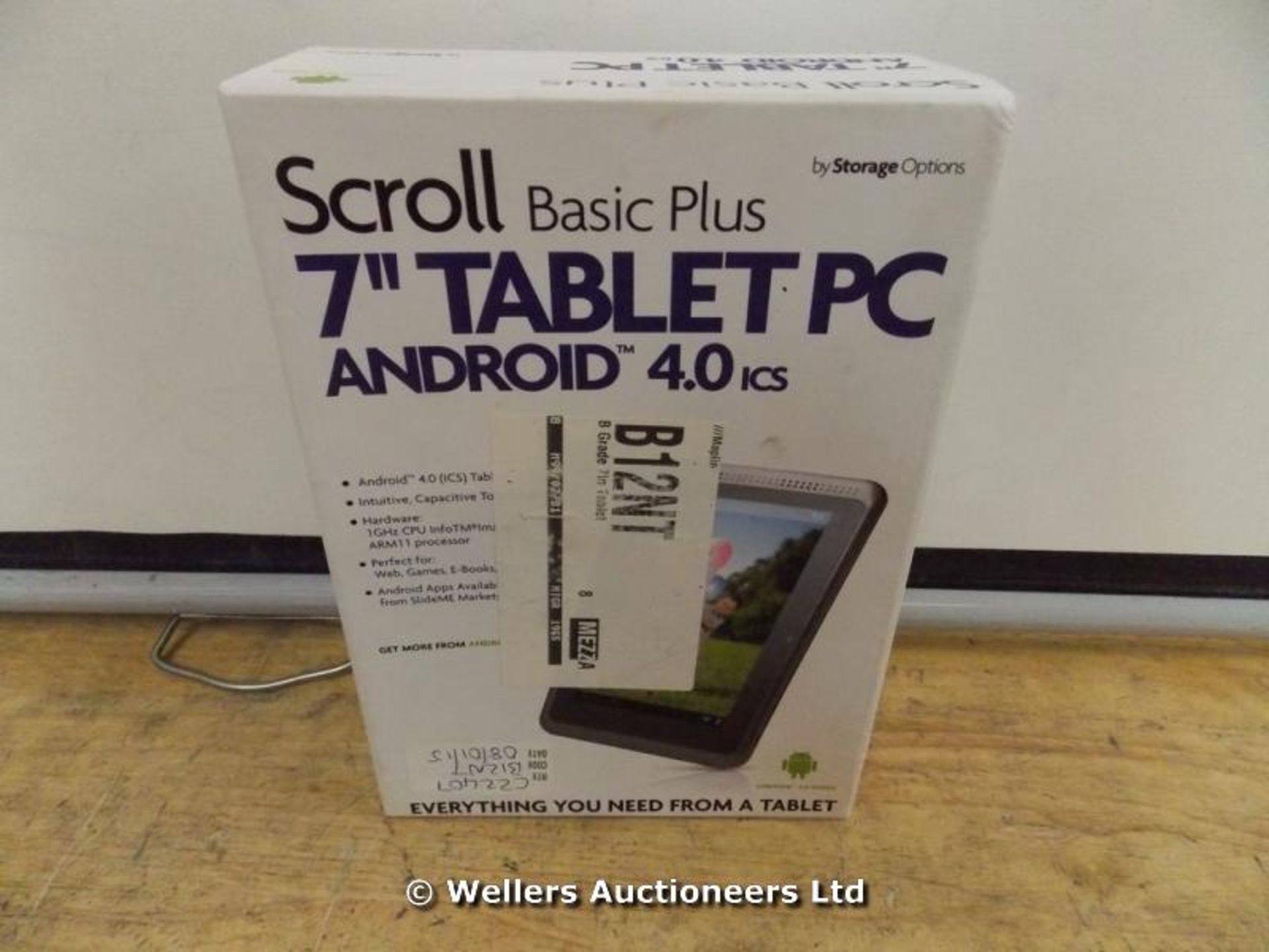 *STORAGE OPTIONS 7 INCH SCROLL TABLET - ANDROID 4.0 ICS_A94LG_5051868548604 / GRADE: RETAIL REUTRN /