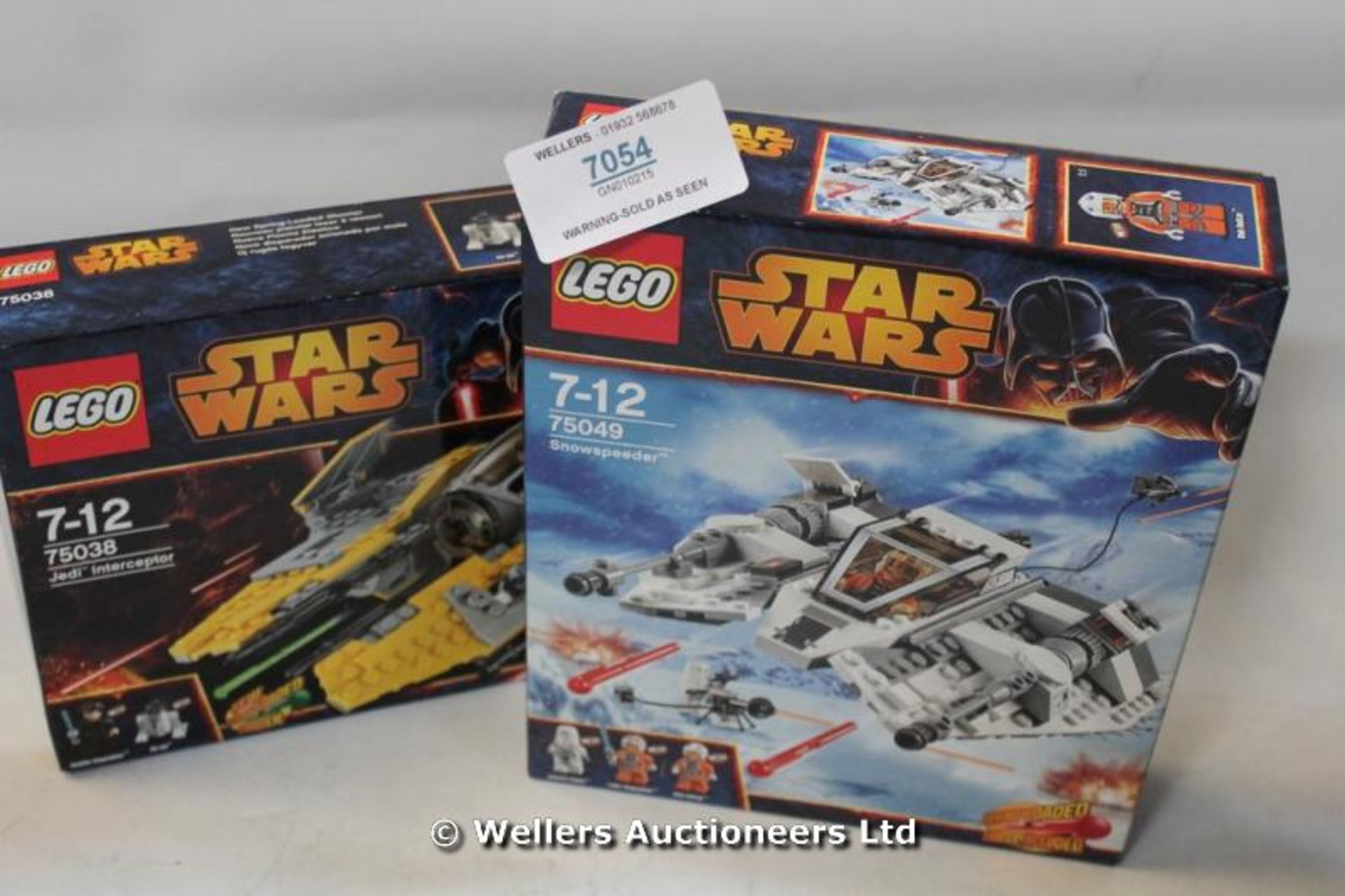 *X2 MIXED LEGO STAR WARS SETS INC 75038, 75049 / GRADE: UNCLAIMED PROPERTY / BOXED (DC2) {#