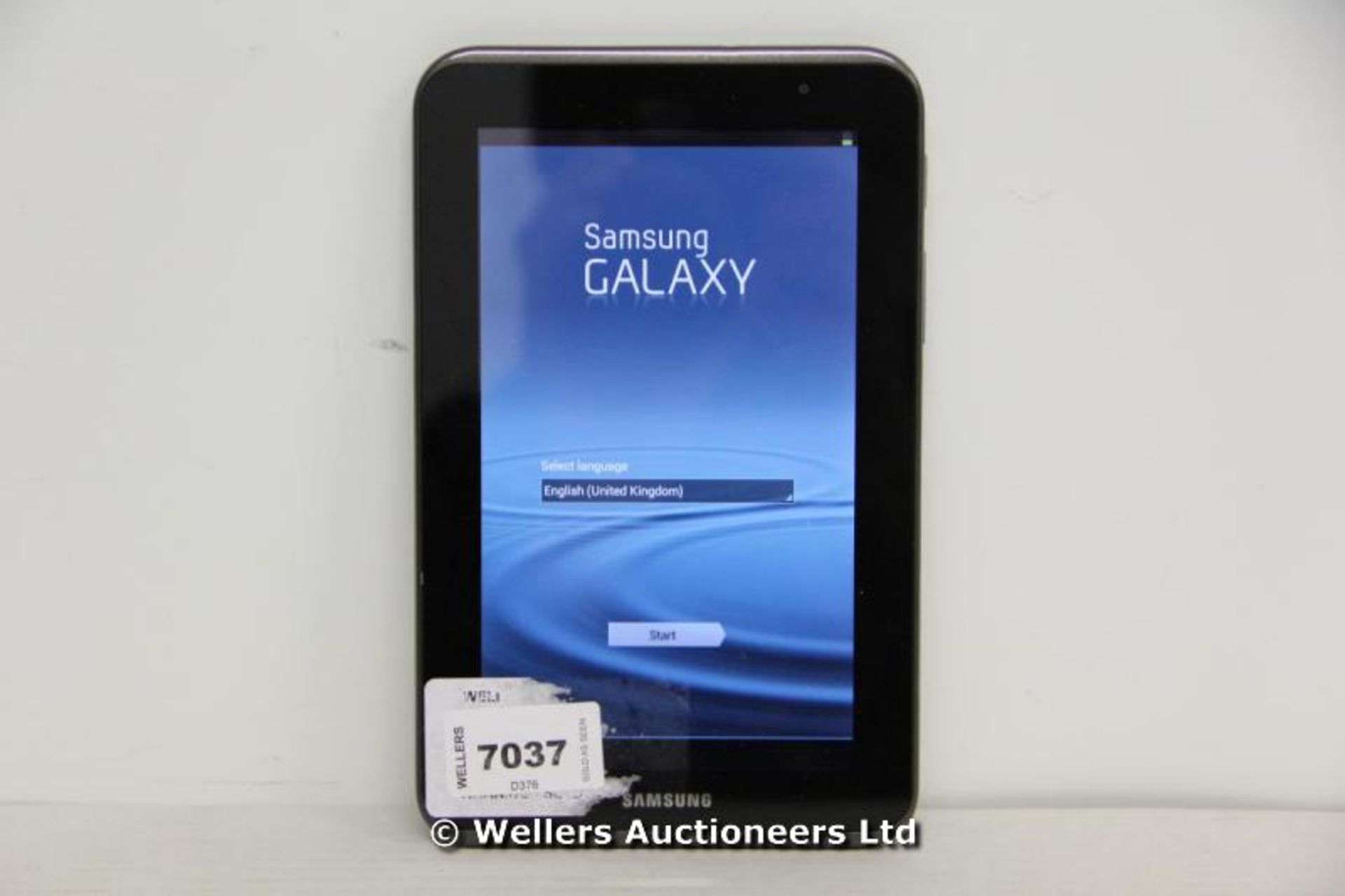 *"SAMSUNG TAB 2 7" BLACK / 1GHZ PROCESSOR / RAM 1GB / 8GB HDD / ANDROID O/S / WITH BATTERY / WITHOUT