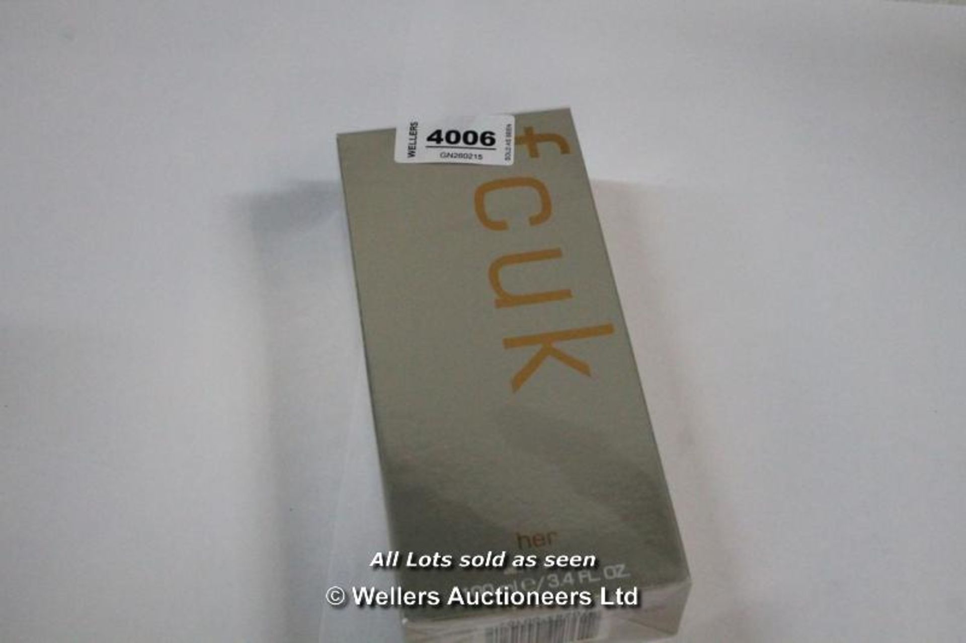 *FCUK HER EDT 100ML / GRADE: NEW  / SEALED  (DC2)[GN260215-4006}