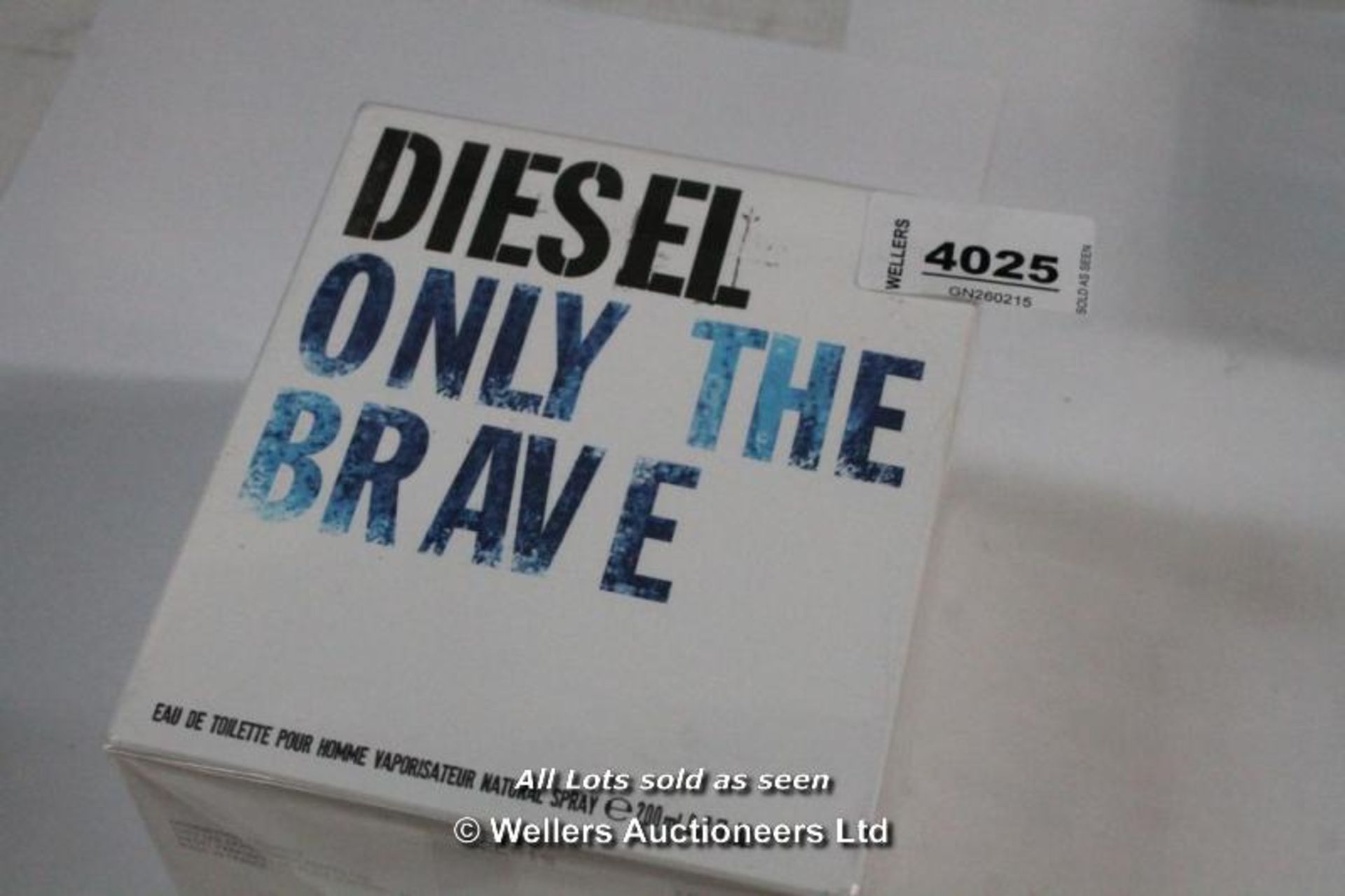 *DIESEL ONLY THE BRAVE POUR HOMME EDT 200ML / GRADE: NEW  / SEALED  (DC2)[GN260215-4025}